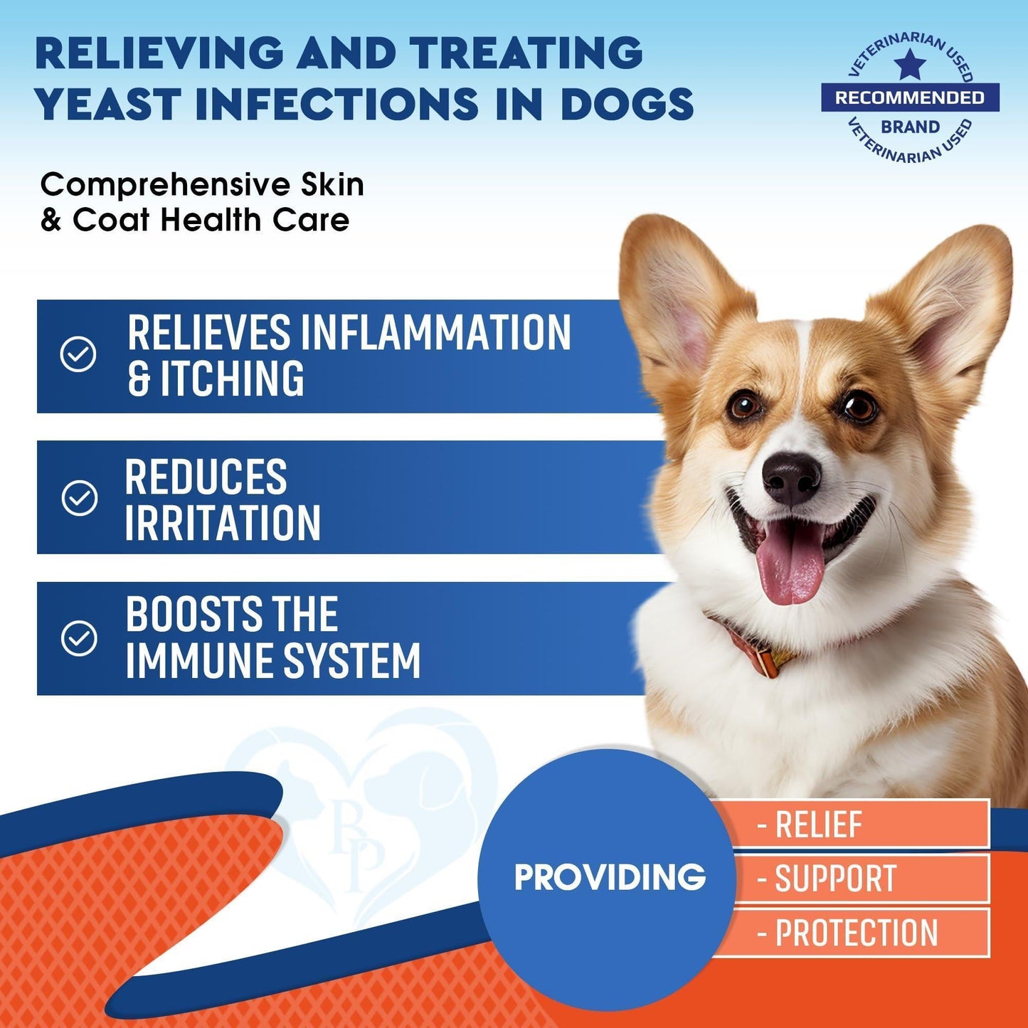 Dog Yeast & Anti-Itch Supplement Drops Skin Ears & Allergy Relief