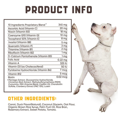 Dog Multivitamin 15-in-1 Immune Digestion Joint & Heart Health