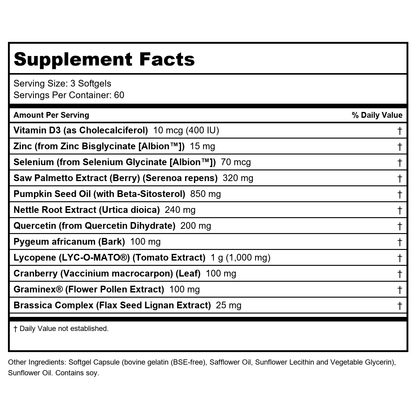 Now Foods Prostate Health Clinical Strength 180 Softgels - 3349
